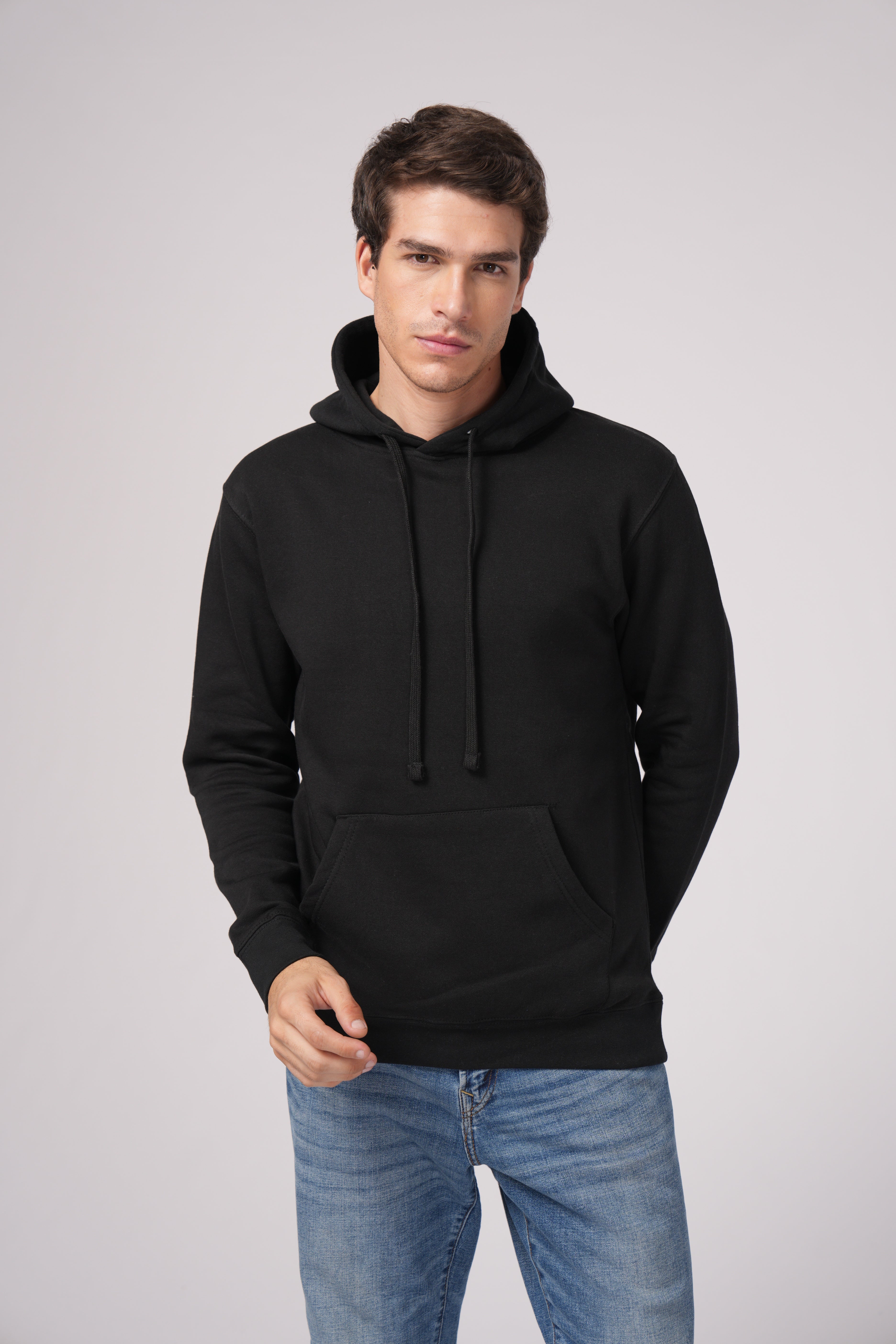 Milltex 717 — Premium Midweight Hoodie with 100% Cotton Print Face