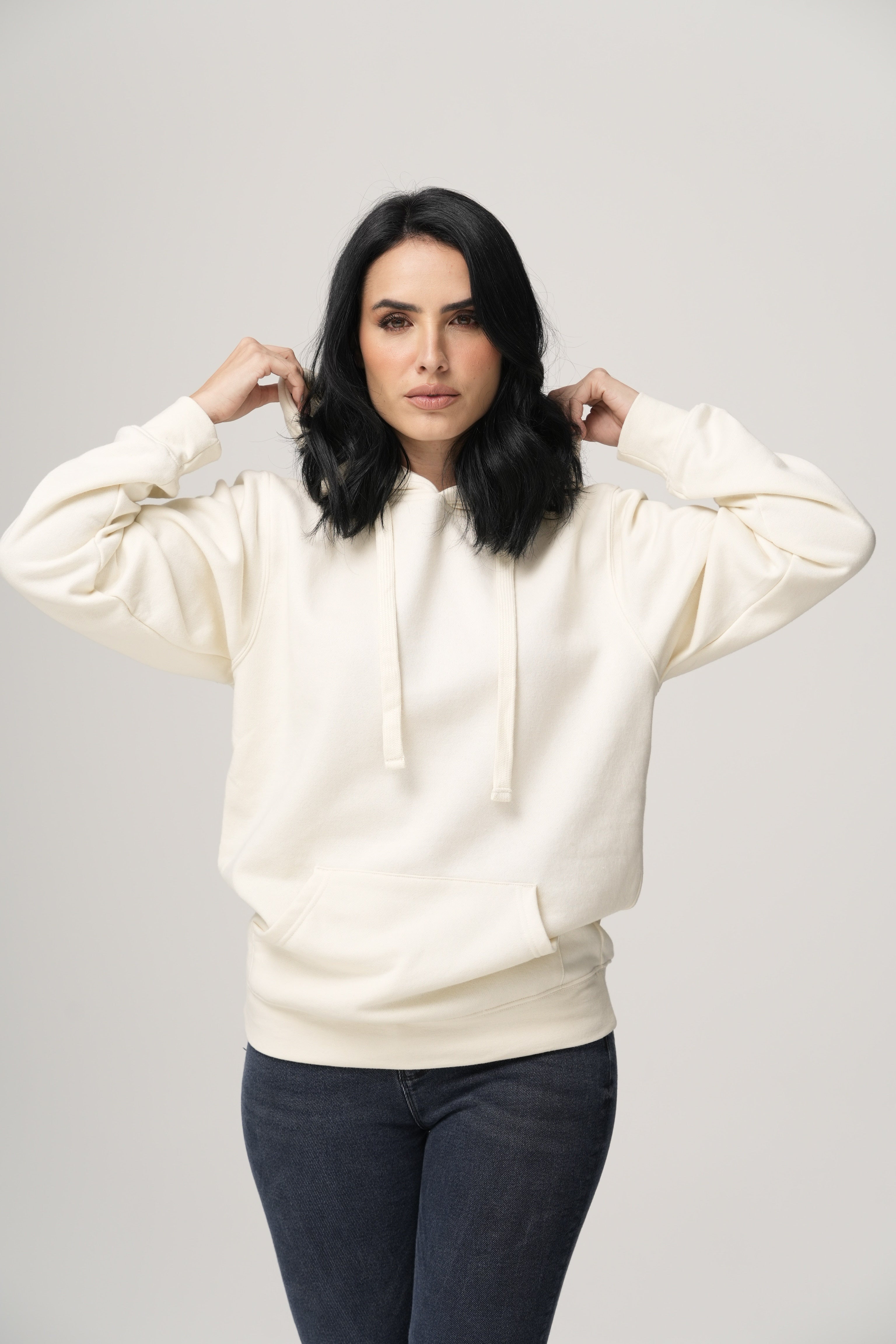 Milltex 717 — Premium Midweight Hoodie with 100% Cotton Print Face