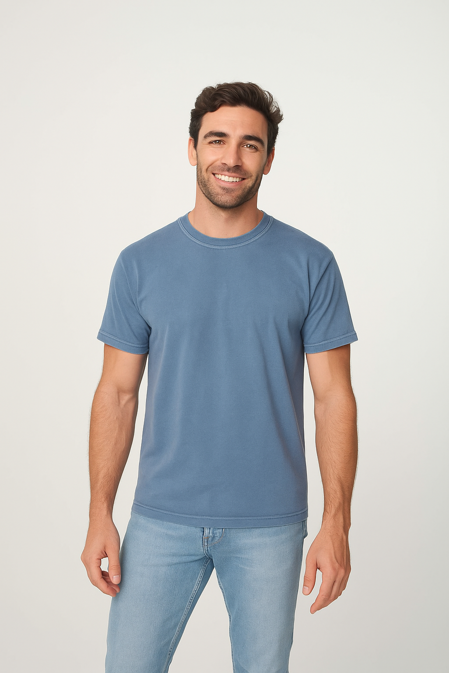 Milltex 400 Unisex Mid Weight Short Sleeve Pigment Dyed Tee