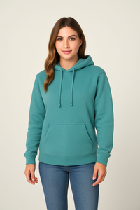 Milltex 617 Mid Weight Vintage Burnout Fleece Hoodie