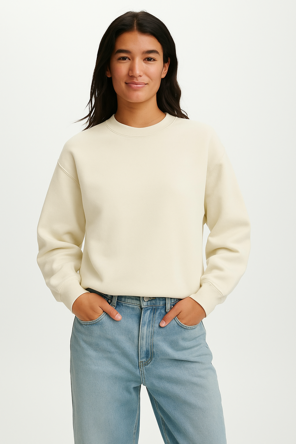 Milltex 303 Midweight Promo Unisex Crewneck Fleece Sweatshirt