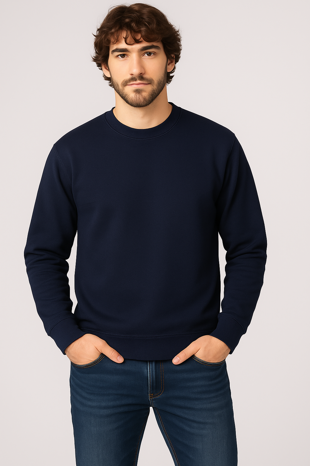 Milltex 303 Midweight Promo Unisex Crewneck Fleece Sweatshirt